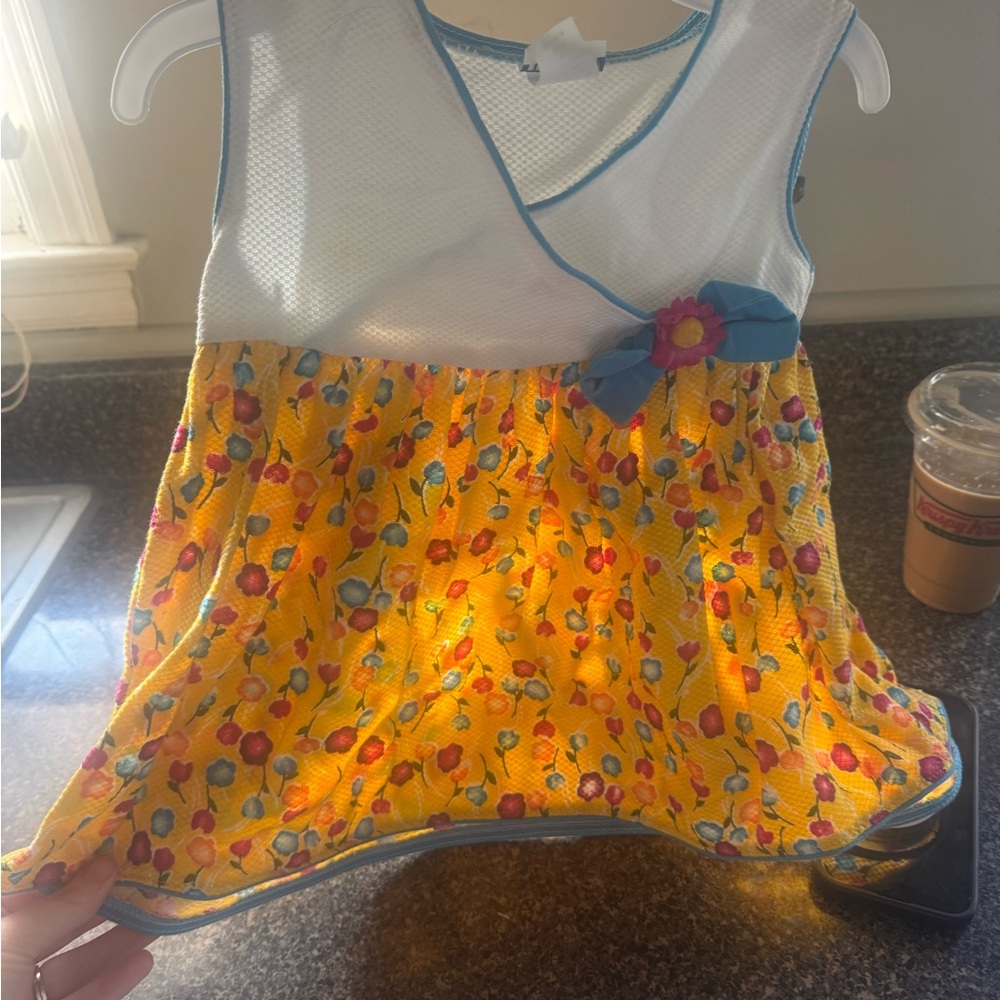 Vintage Toddler Floral Dress 2T